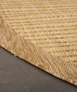 Alfombra exterior redonda - Coastal beige - close up, thumbnail