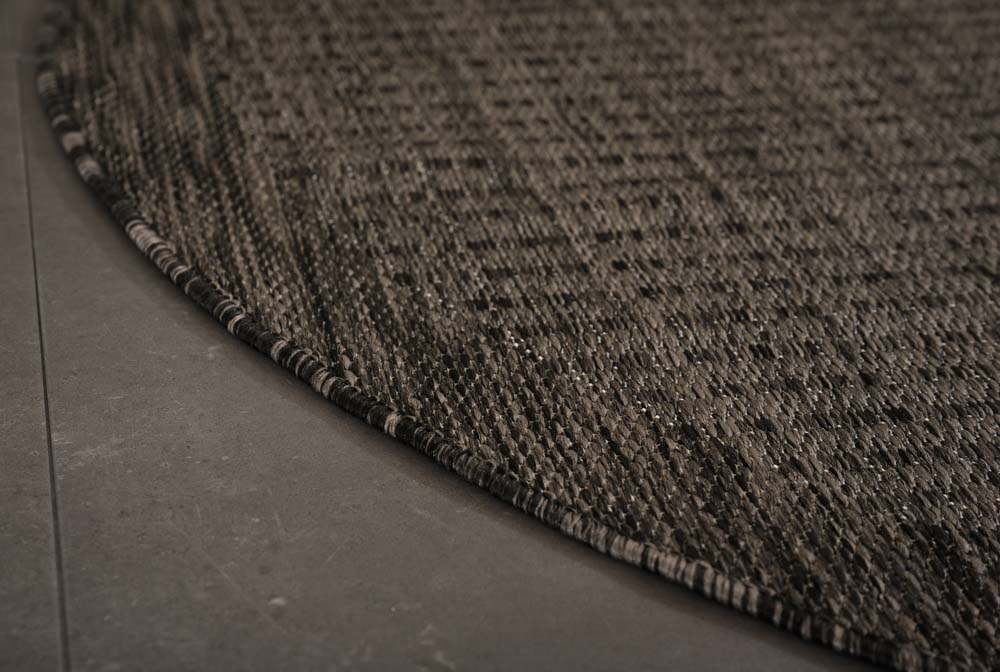 Alfombra exterior redonda - Coastal negro - close up Alfombra exterior redonda - Coastal negro - close up