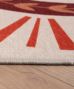 Alfombra para niños con ballenas - Happy Dreams Multicolor - close up, thumbnail