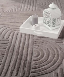 Alfombra suave - Emily Geometric topo - close up, thumbnail