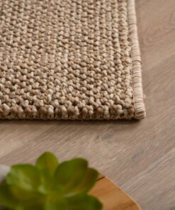 Alfombra pelo corto - Loom marrón - close up, thumbnail Alfombra pelo corto - Loom marrón - close up, thumbnail