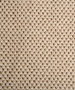 Alfombra redonda pelo corto - Loom crema - close up, thumbnail