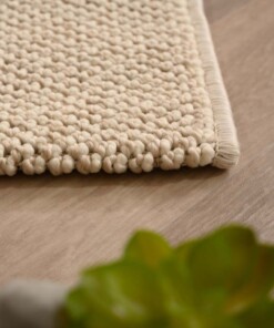 Alfombra pelo corto - Loom nata - close up, thumbnail