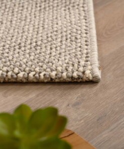 Alfombra pelo corto - Loom plata - close up, thumbnail