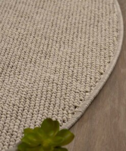 Alfombra redonda pelo corto - Loom plata - close up, thumbnail Alfombra redonda pelo corto - Loom plata - close up, thumbnail