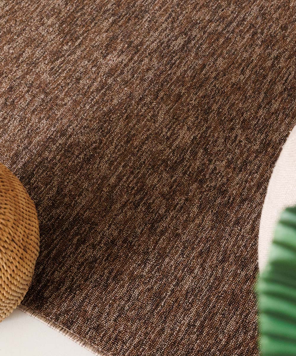 Alfombra de pasillo buclé Lush - Marrón Alfombra de pasillo buclé Lush - Marrón