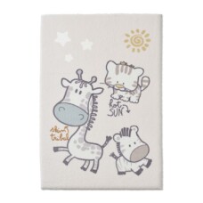 Alfombra infantil jungla - Animigo crema/multicolor - overzicht, thumbnail