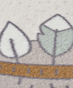 Alfombra infantil oso - Animigo crema/multicolor - close up, thumbnail Alfombra infantil oso - Animigo crema/multicolor - close up, thumbnail