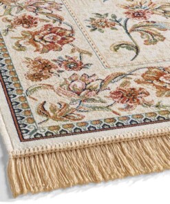 Alfombra pasillo oriental - Regal Helena beige - close up, thumbnail