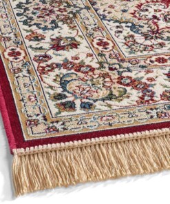 Alfombra persa - Regal Valentina rojo - close up, thumbnail