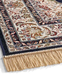 Alfombra persa pasillo - Regal Victor azul oscuro - close up, thumbnail