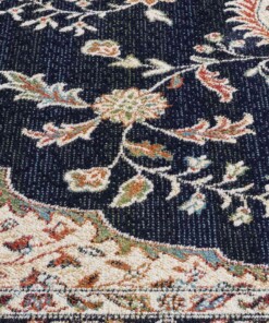 Alfombra persa pasillo - Regal Victor azul oscuro - close up, thumbnail