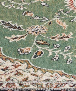 Alfombra persa pasillo - Regal Victor verde - close up, thumbnail