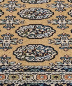 Alfombra pasillo oriental - Regal Leonor beige - close up, thumbnail