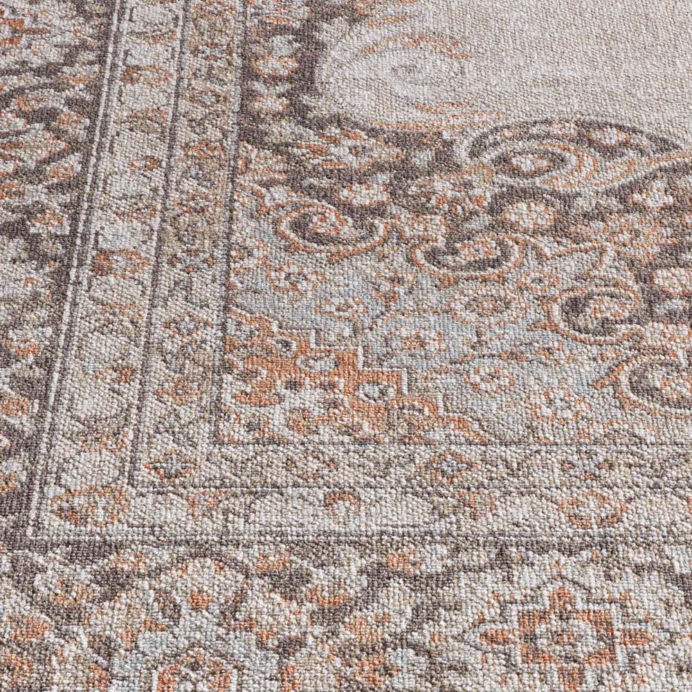 Alfombra persa - Regal Lucian gris/terra - close up Alfombra persa - Regal Lucian gris/terra - close up