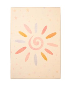 Alfombra infantil flor - Joy  crema - overzicht, thumbnail