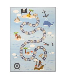 Alfombra de juegos pirata - Joy azul - overzicht, thumbnail