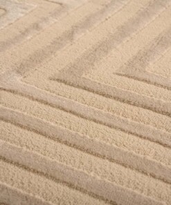 Alfombra escandinava - Serene Lys beige - close up, thumbnail