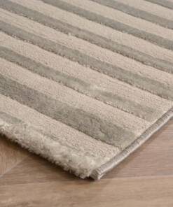 Alfombra escandinava - Serene Lys plata - close up, thumbnail