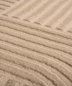 Alfombra pasillo escandinavo - Serene Vidda beige - close up, thumbnail