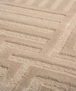 Alfombra pasillo escandinavo - Serene Voss beige - close up, thumbnail