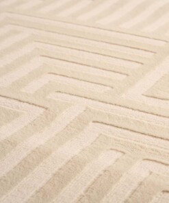 Alfombra pasillo escandinavo - Serene Voss crema - close up, thumbnail