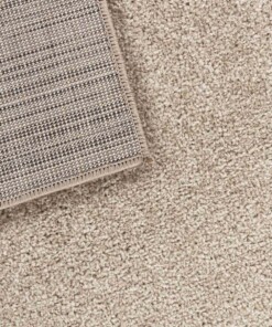 Alfombra moderna - City Chic marrón - close up, thumbnail