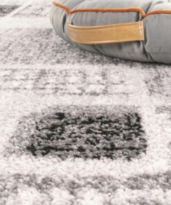 Alfombra retro - City Chic gris - close up, thumbnail