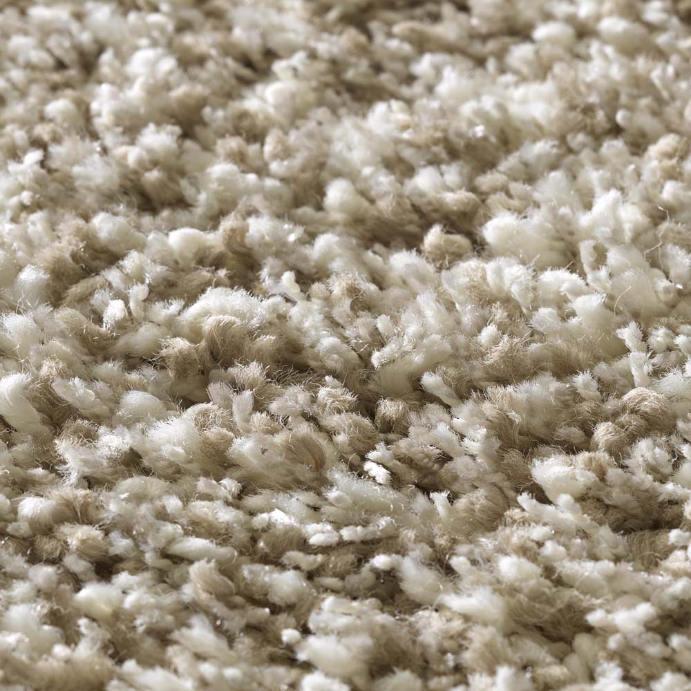 Alfombra pelo largo - Shaggy Prime blanco/beige - close up Alfombra pelo largo - Shaggy Prime blanco/beige - close up