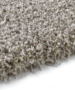 Alfombra pelo largo - Shaggy Prime blanco/plata - close up, thumbnail