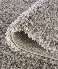 Alfombra pelo largo - Shaggy Prime blanco/plata - close up, thumbnail