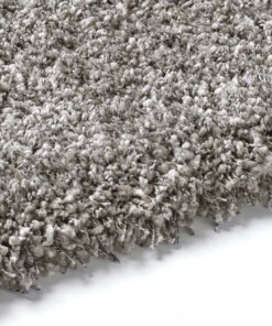 Alfombra pelo largo - Shaggy Prime plata - close up, thumbnail