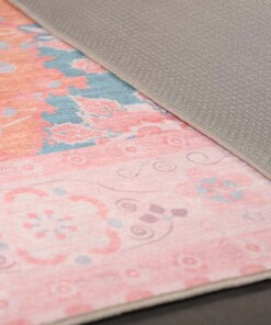 Alfombra exterior vintage​ - Valenca Luna terra/rosa