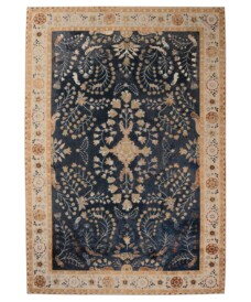 Alfombra exterior vintage​ - Valenca Sera azul oscuro - overzicht, thumbnail