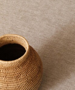 Alfombra buclé redonda Lush - Crema Alfombra buclé redonda Lush - Crema