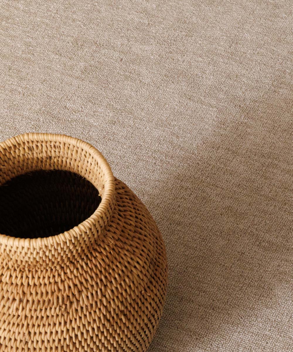 Alfombra buclé redonda Lush - Crema Alfombra buclé redonda Lush - Crema