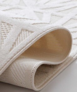 Alfombra de balcón - Elvora Bloom crema - close up, thumbnail