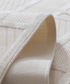 Alfombra de balcón - Elvora Mosaic crema - close up, thumbnail