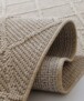 Alfombra de exterior Boho - Retreat Beige - close up, thumbnail