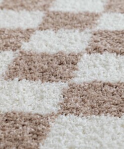 Alfombra pasillo de ajedrez - Check marfil/beige