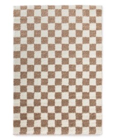 Alfombra retro - Check marfil/beige - overzicht, thumbnail