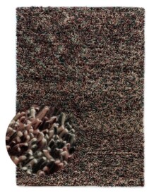 Alfombra de lana de pelo alto - Aurelia morado - overzicht, thumbnail