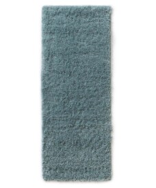 Alfombra de pasillo de pelo largo - Cozy Shaggy Azul claro - overzicht, thumbnail