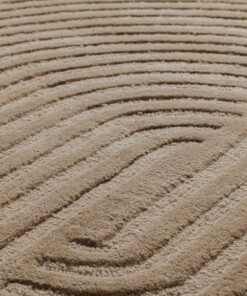 Alfombra Japandi - Balans beige - close up, thumbnail