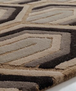 Alfombra moderna - Skulptur ocre - close up, thumbnail Alfombra moderna - Skulptur ocre - close up, thumbnail