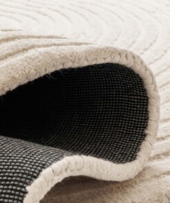 Alfombra de diseño orgánica - Balans Infinity marfil - close up, thumbnail