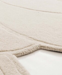 Alfombra de diseño orgánica - Balans Stone marfil - close up, thumbnail Alfombra de diseño orgánica - Balans Stone marfil - close up, thumbnail