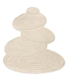 Alfombra de diseño orgánica - Balans Stone marfil - overzicht, thumbnail