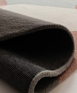 Alfombra de lana orgánica - Dune albaricoque - close up, thumbnail