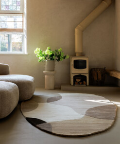 Alfombra de lana orgánica - Dune beige - sfeer